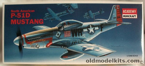 Academy 1/72 North American P-51D Mustang - Lt Col Gordon Graham 'Down For Double' 355th FG 8th USAAF, 2132 plastic model kit